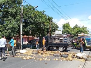 Harga Jagung Anjlok, Massa Blokade Jalan