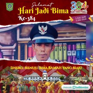 Kepala Desa Sandue Mengucapkan Selamat Hari Jadi Bima ke-384 Tahun