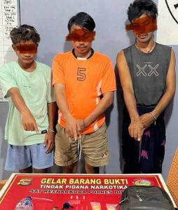 Polres Dompu Ciduk Tiga Penyalahgunaan Narkotika