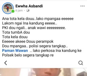 Tuding “PKI”, Pemilik Akun Facebook Ewwha Asbandi Diamankan Polisi