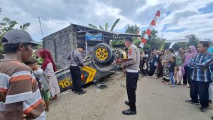 Laju Kencang, Mobil Polsek Huu Telan 6 Korban