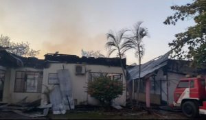 Kantor Inspektorat Kabupaten Bima Ludes, Bupati Imbau Masyarakat Untuk Tidak Spekulasi
