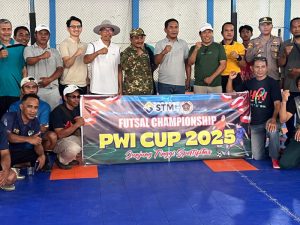 PWI Dompu Gandeng STM Gelar Turnamen Futsal Antar Wartawan 