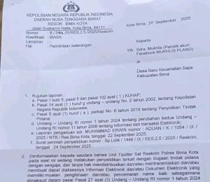 Pemilik Akun Facebook Mukhlis Plano Akhirnya Berurusan dengan Hukum