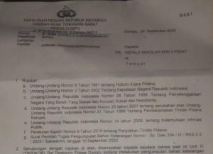 Kembali Dipanggil Polisi, Kepsek SD 02 Pekat Didesak Dicopot